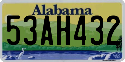 AL license plate 53AH432