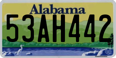 AL license plate 53AH442