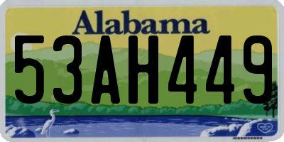 AL license plate 53AH449