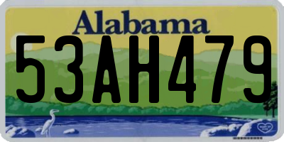 AL license plate 53AH479