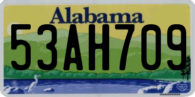 AL license plate 53AH709