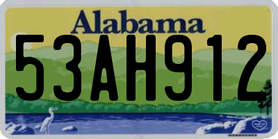 AL license plate 53AH912