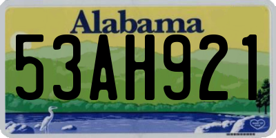 AL license plate 53AH921