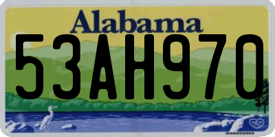AL license plate 53AH970