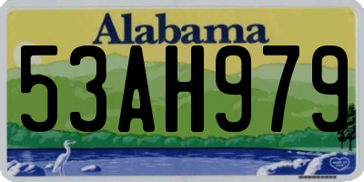 AL license plate 53AH979