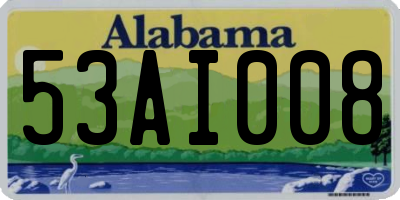 AL license plate 53AI008