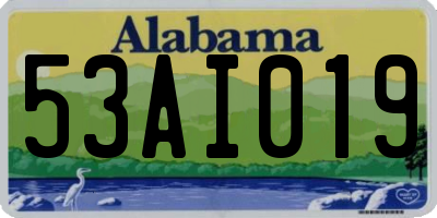AL license plate 53AI019