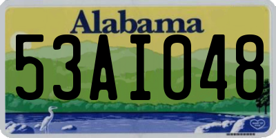 AL license plate 53AI048