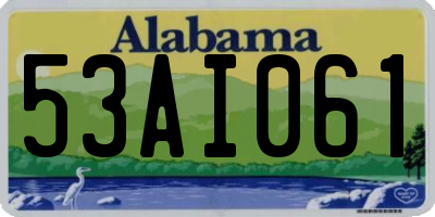 AL license plate 53AI061