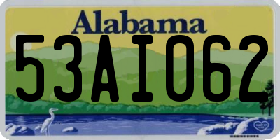 AL license plate 53AI062
