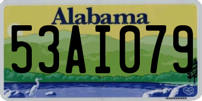 AL license plate 53AI079