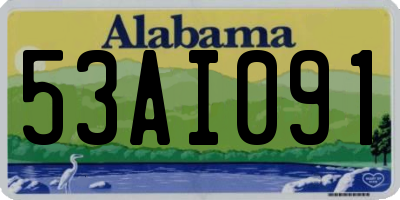 AL license plate 53AI091