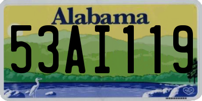 AL license plate 53AI119