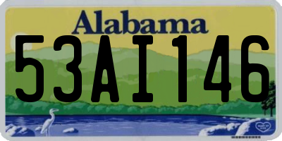 AL license plate 53AI146