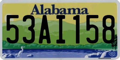 AL license plate 53AI158
