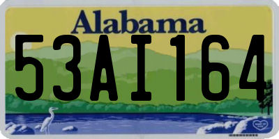 AL license plate 53AI164