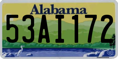 AL license plate 53AI172
