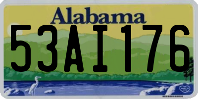AL license plate 53AI176