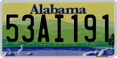 AL license plate 53AI191