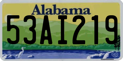 AL license plate 53AI219