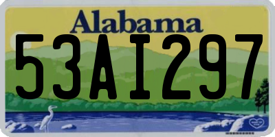AL license plate 53AI297