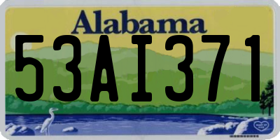 AL license plate 53AI371