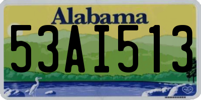 AL license plate 53AI513