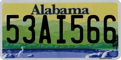 AL license plate 53AI566