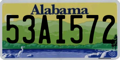 AL license plate 53AI572