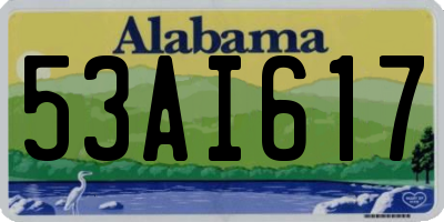 AL license plate 53AI617