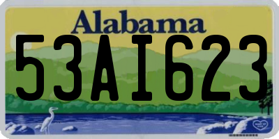 AL license plate 53AI623