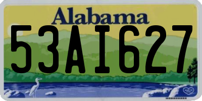 AL license plate 53AI627
