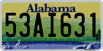 AL license plate 53AI631