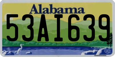 AL license plate 53AI639