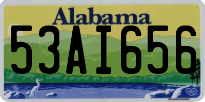 AL license plate 53AI656
