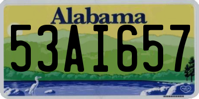 AL license plate 53AI657