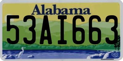 AL license plate 53AI663