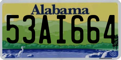 AL license plate 53AI664
