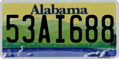 AL license plate 53AI688