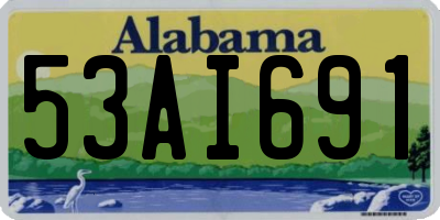 AL license plate 53AI691