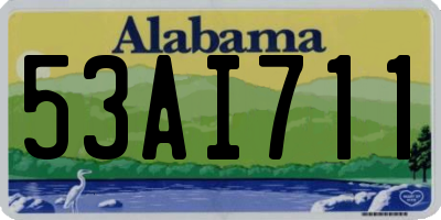 AL license plate 53AI711