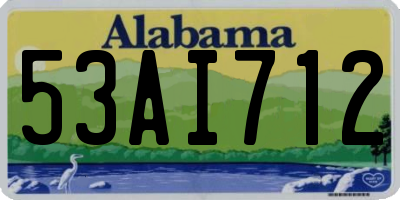 AL license plate 53AI712