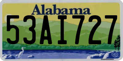 AL license plate 53AI727