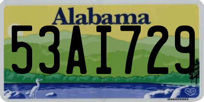 AL license plate 53AI729