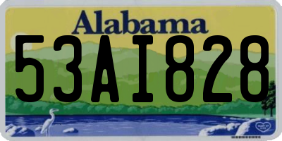 AL license plate 53AI828
