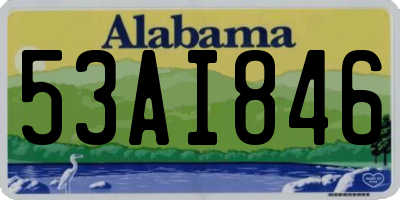 AL license plate 53AI846
