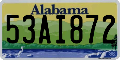 AL license plate 53AI872