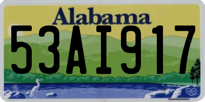 AL license plate 53AI917