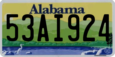 AL license plate 53AI924