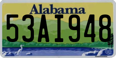 AL license plate 53AI948
